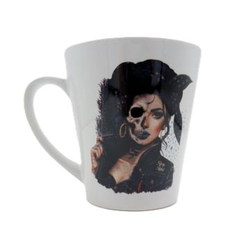 Tasse konisch Rosy Rebel Blue Steel